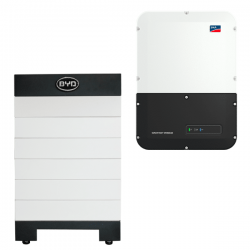 SMA, Sunny Boy Storage Bundle, includes: 1, Sunny Boy Storage 6.0 Inverter, BYD Battery-Box-H10, 10.2kWh